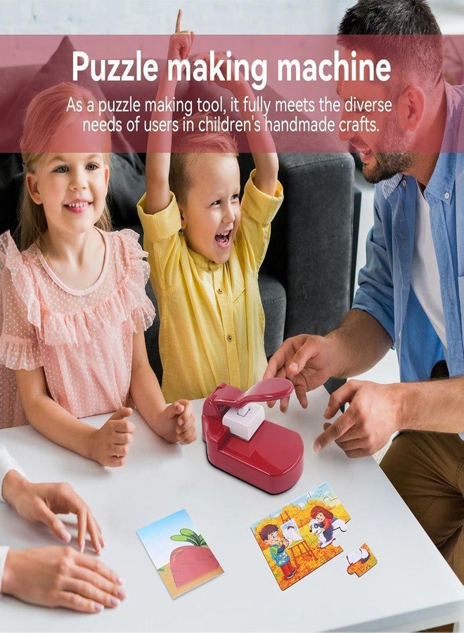 VPGS Puzzle Maker with 10 Adhesive Foam Picture & Photo Cutter, DIY Paper, Craft & Handmade Passer Puncher for 4x6 Puzzles - Image 4